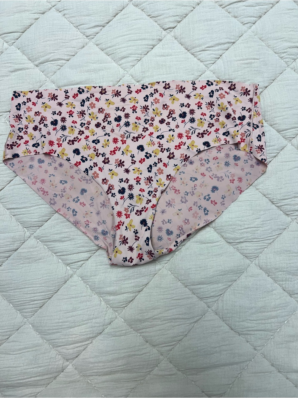 Pink Floral Briefs - Soft Stretch Panties